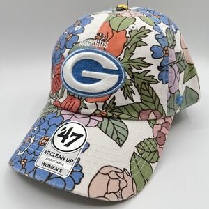 Green Bay Packers 47 Brand Hat Cap Strap Back Womens NFL Football Floral NEW